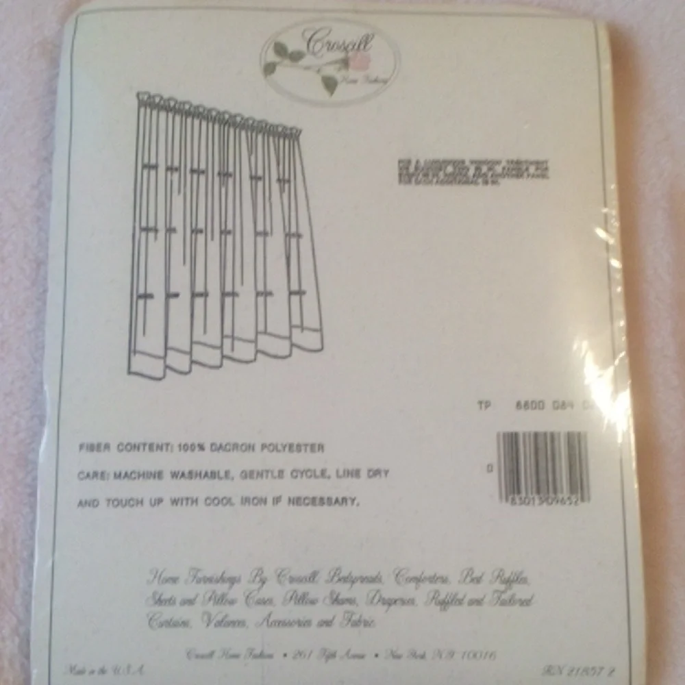 Croscill Tailored Curtain -NWT 60 X 84